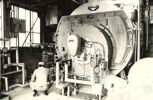 1980 Boiler installation